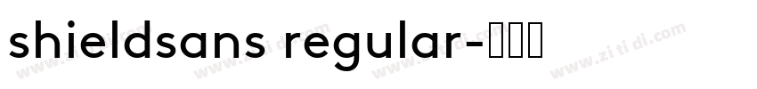 shieldsans regular字体转换